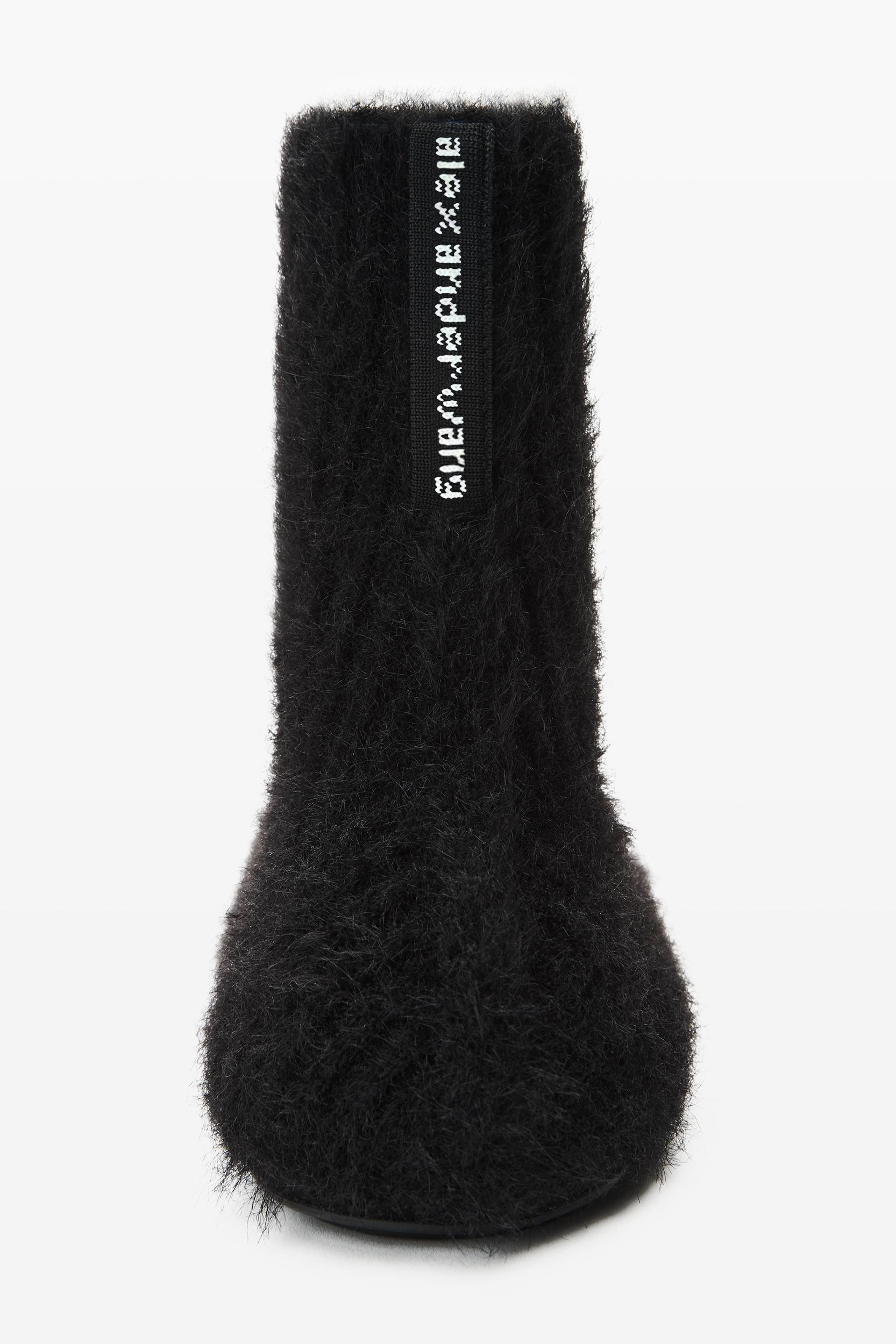 Black Felix Bootie With Faux Fur Lining Product Image