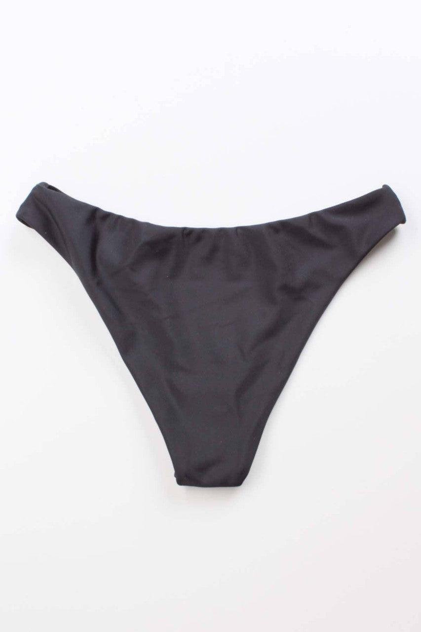 Black High Cut Bikini Bottom Product Image