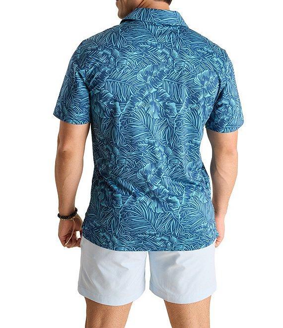 Chubbies Better Dyed And True Tropical Print Short Sleeve Performance Polo Shirt Product Image