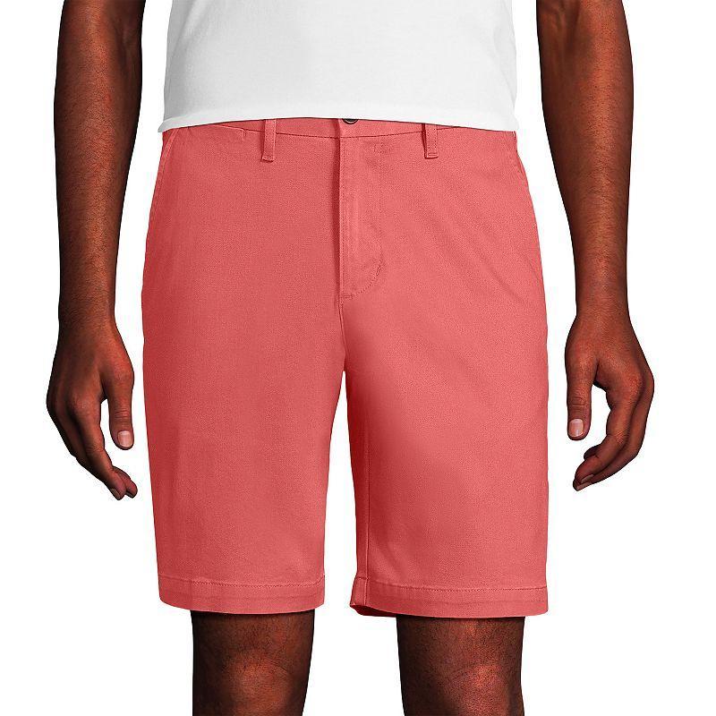 Men's Lands' End Traditional-Fit Comfort-First 9-inch Knockabout Chino Shorts, Size: 31, Soft Pink Product Image