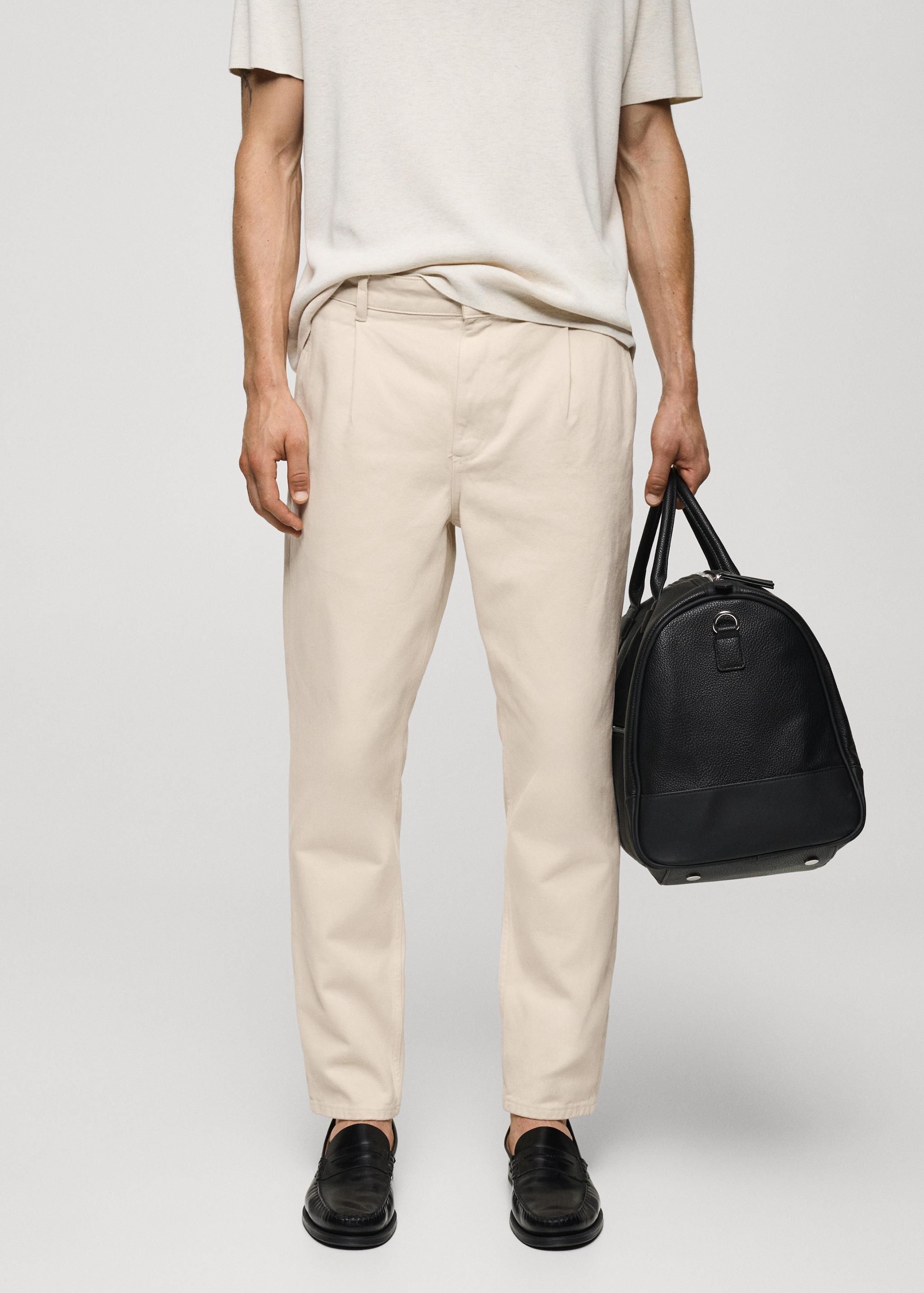 Tapered-fit jeans - Men | MANGO USA Product Image