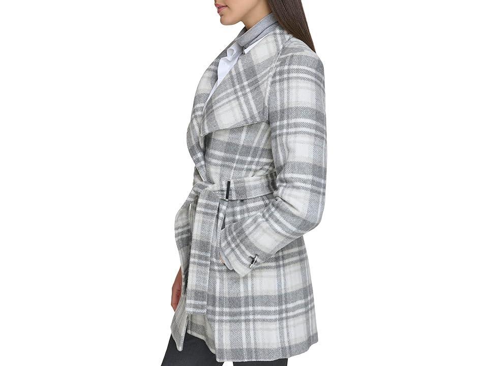 Calvin Klein Wool Wrap (Ash) Women's Clothing Product Image