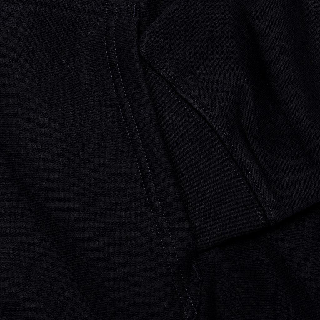 Mustang Cross Zip Up Hoodie - Washed Black Male Product Image