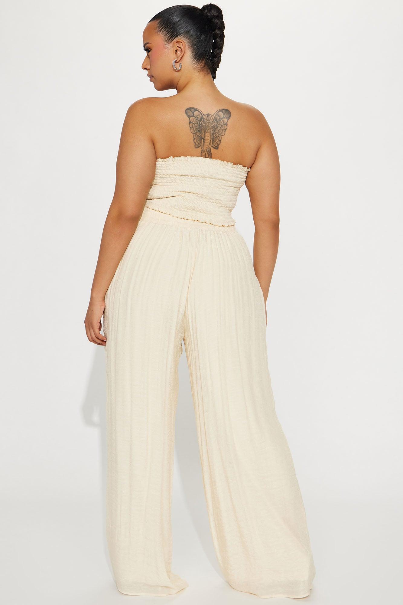 Well Wishes Pant Set - Cream Product Image