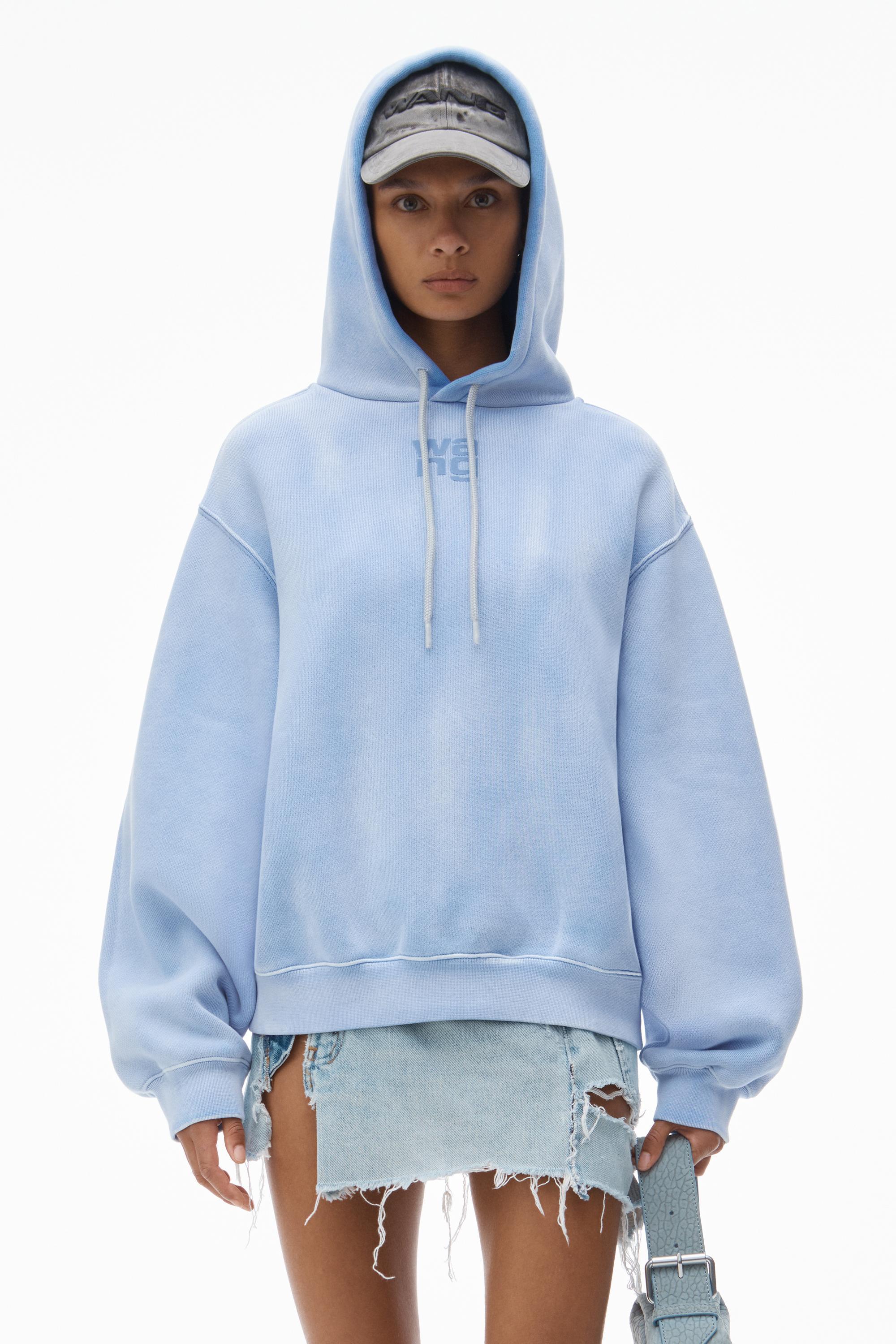 Puff Logo Hoodie In Structured Terry Product Image