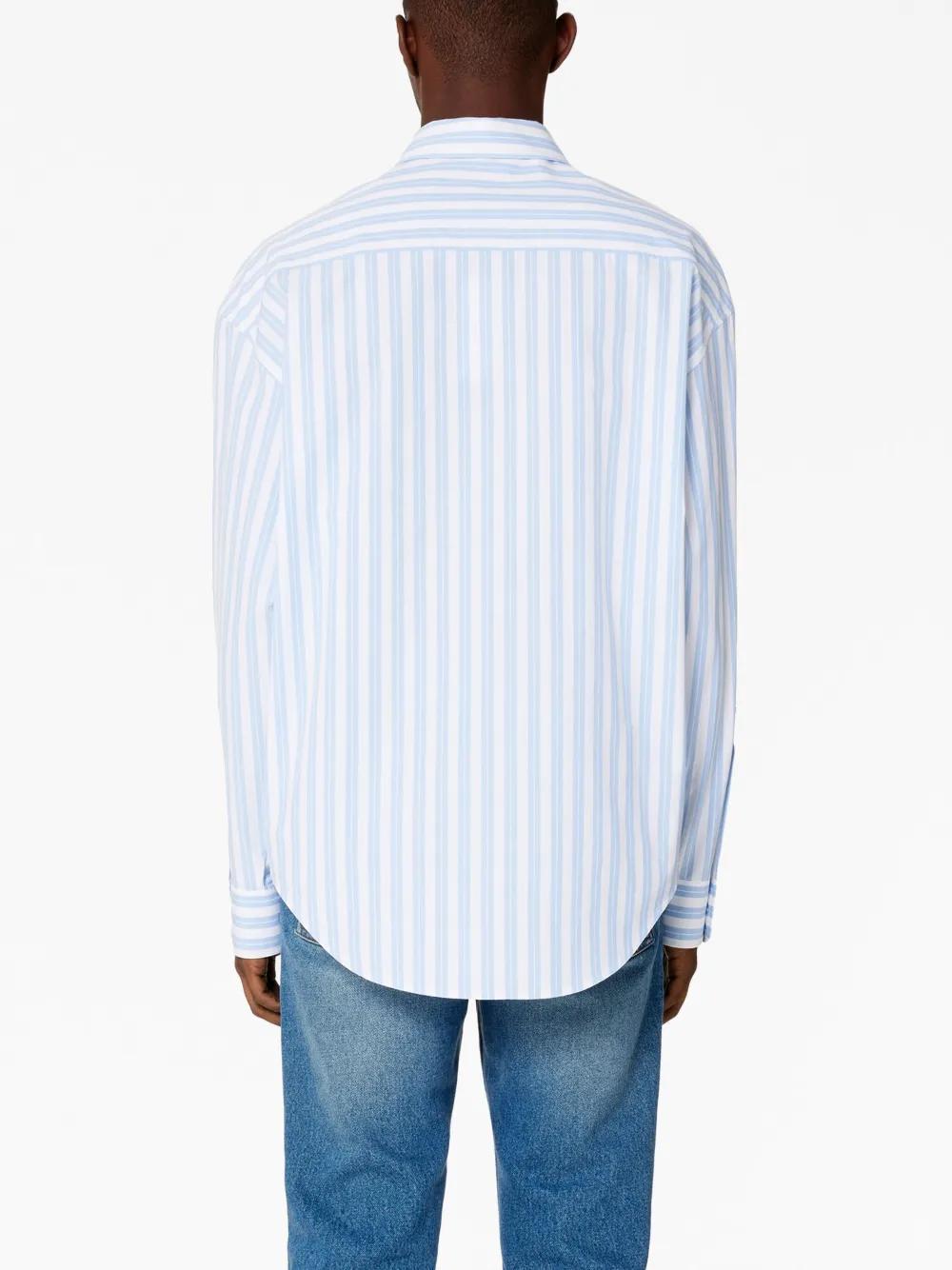 striped cotton shirt Product Image
