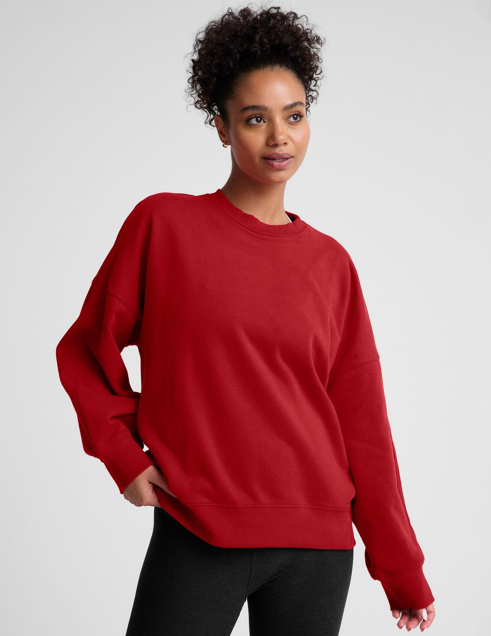 LuxeFleece Oversized Sweatshirt Product Image