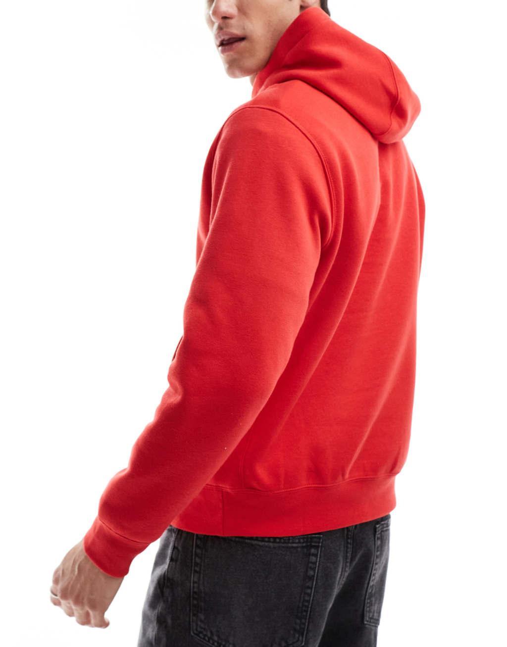 Men's Nike Sportswear Club Fleece Pullover Hoodie, Size: Large, University Red Product Image