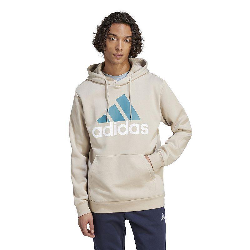 Mens adidas Essential Big Logo Fleece Hoodie Product Image