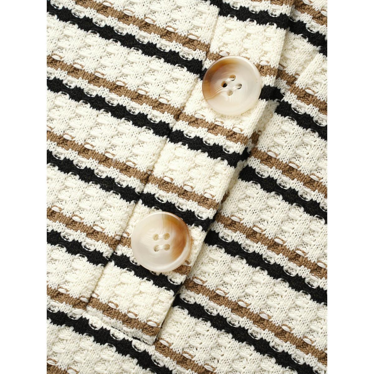 Plus Size Striped Texture Raglan Sleeve Hooded T-shirt Multicolor Women Casual Texture Hooded Everyday T-shirts BloomChic 26/4X Product Image