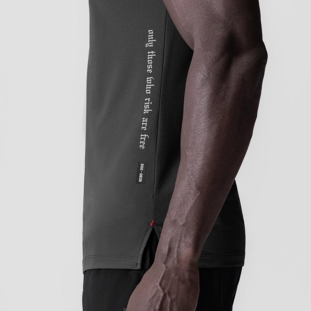 0839. 3D-Lite® 2.0 Lycra® Fitted Tee - Space Grey "OTWR" Product Image