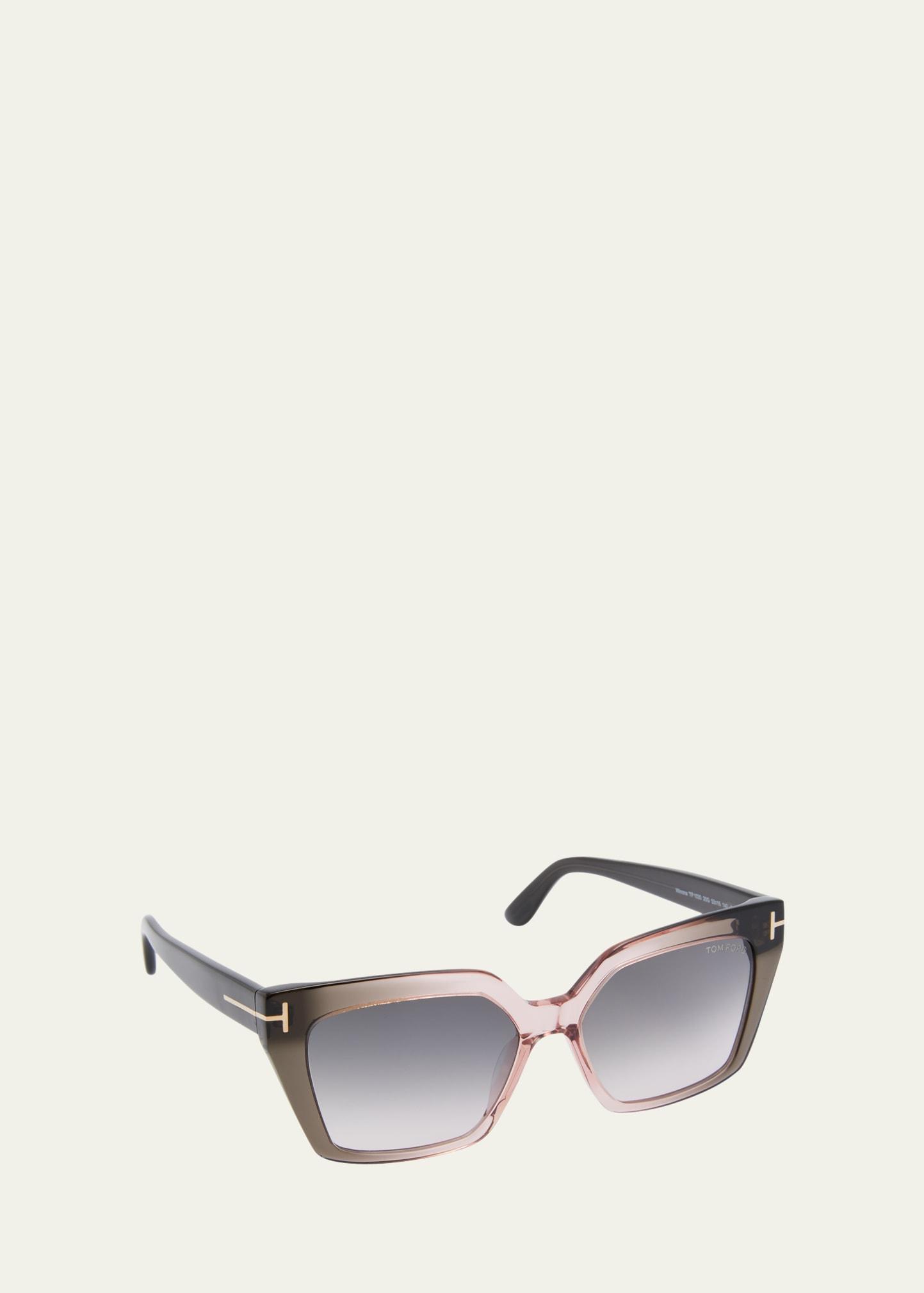 Winona Acetate T-Logo Cat-Eye Sunglasses Product Image