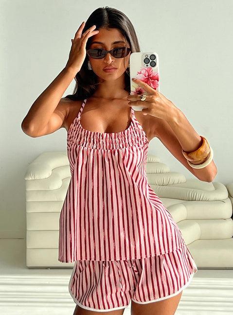 Your Everything Top Pink Stripe Product Image