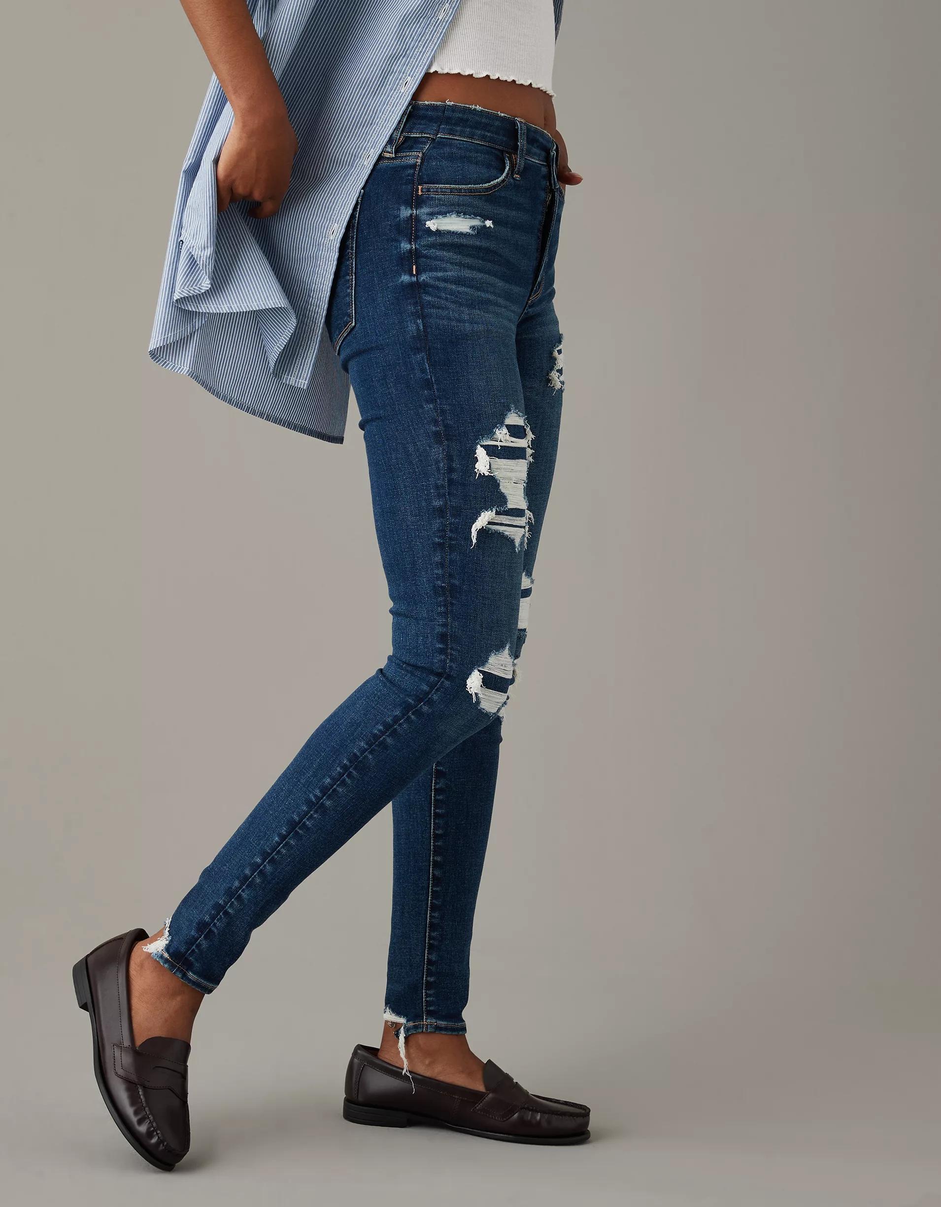 AE Next Level High-Waisted Patched Jegging Product Image
