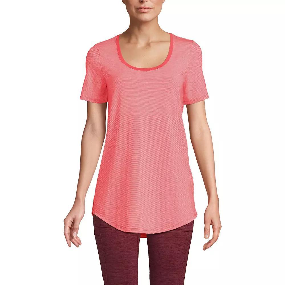 Women’s Lands' End Short Sleeve Tunic T-Shirt, Women's,  Product Image