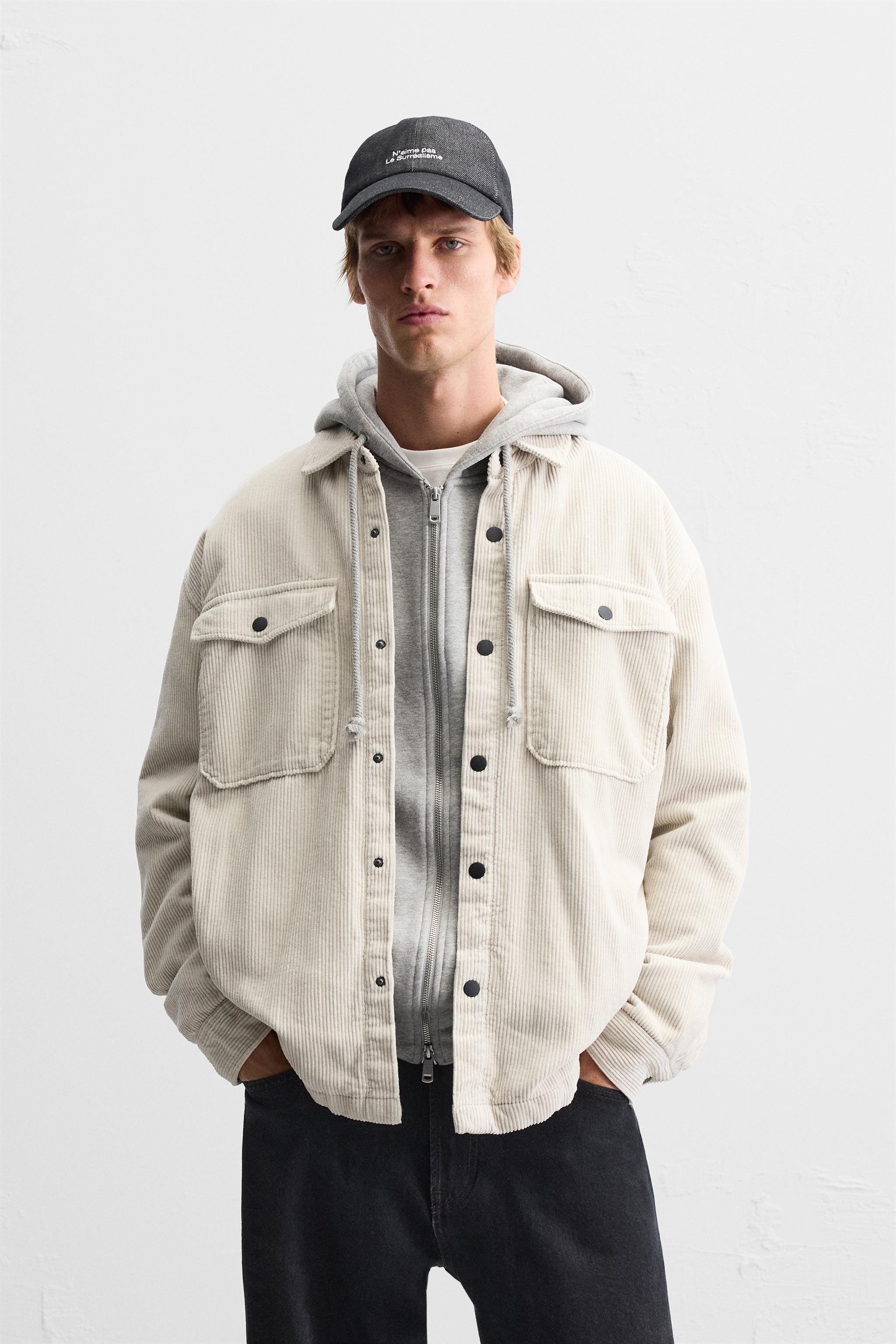 PADDED CORDUROY OVERSHIRT Product Image