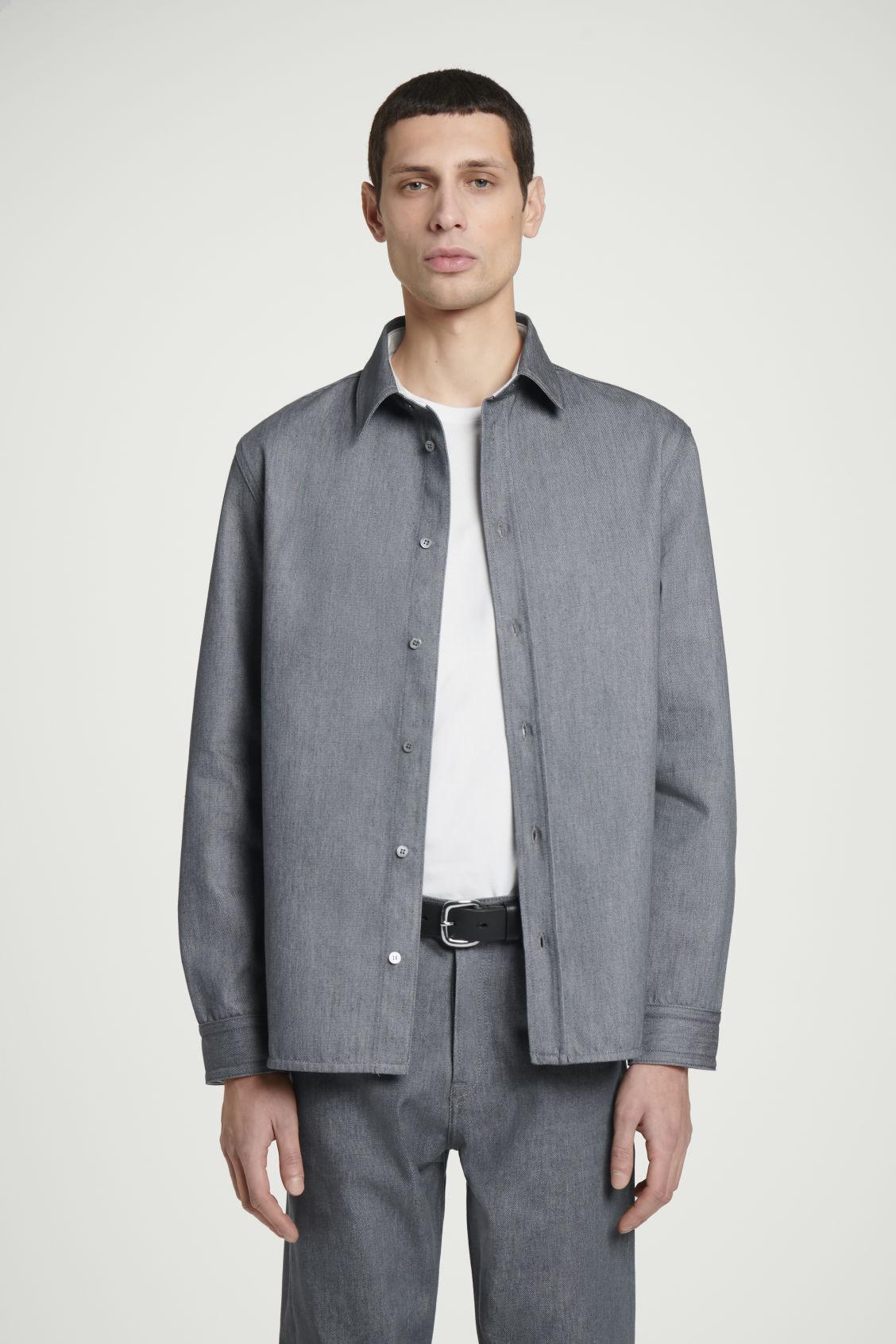 RELAXED DENIM OVERSHIRT Product Image