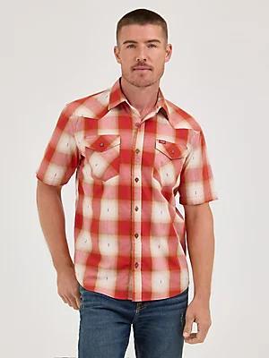 Men's Print Camp Shirt | Men's SHIRTS | Wrangler® Product Image