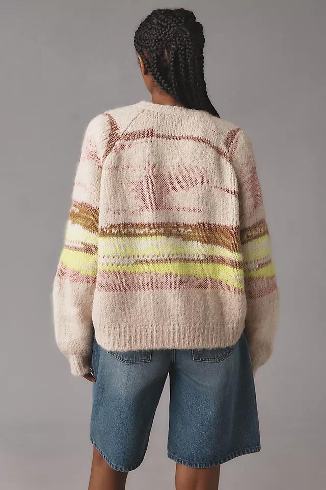 Pilcro Oversized Open-Front Cardigan Sweater Product Image