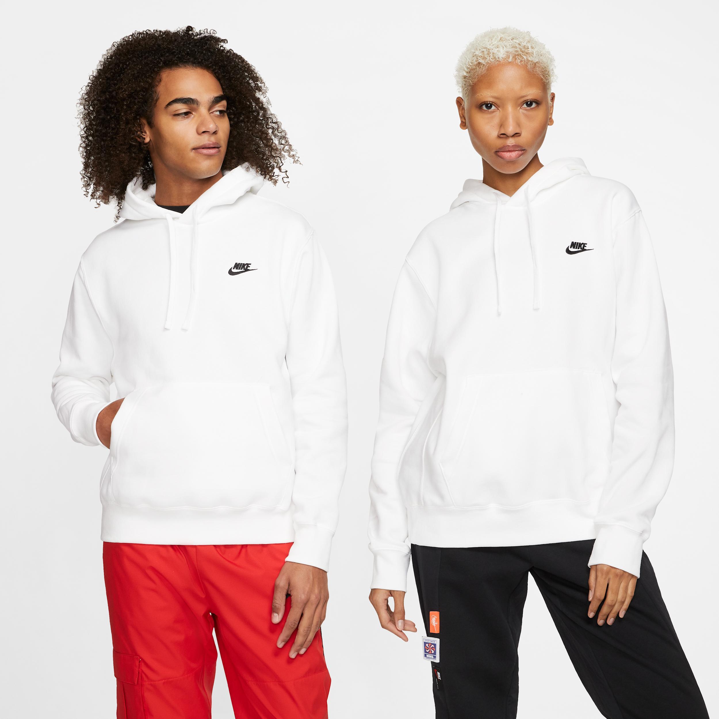 Mens Nike Sportswear Club Fleece Pullover Hoodie | BV2654-100 Product Image