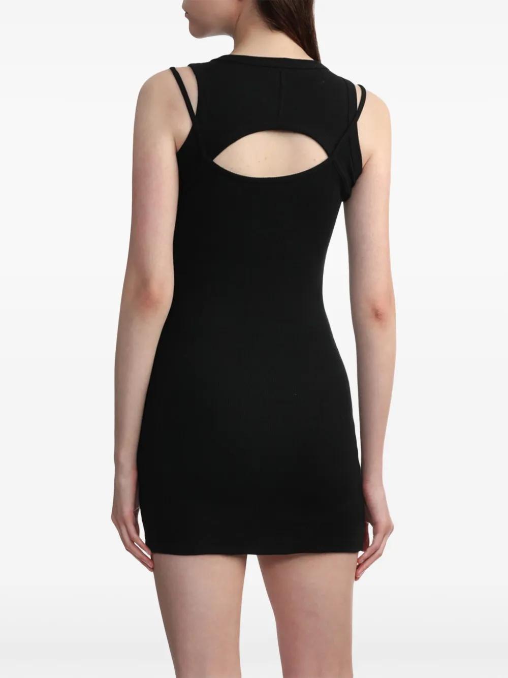 logo-print cut-out minidress Product Image