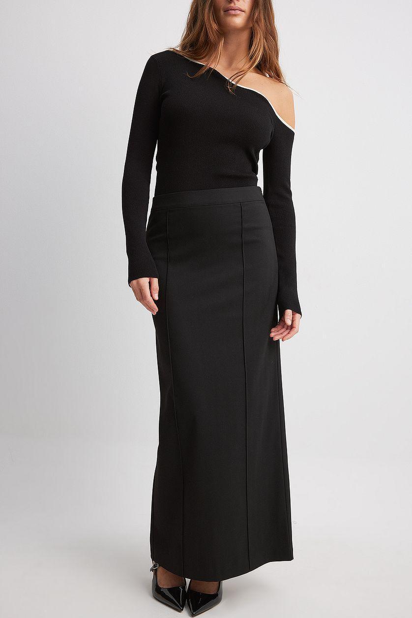 Seam Detail Straight Maxi Skirt Product Image