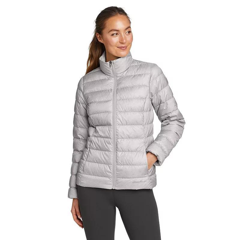 Womens Eddie Bauer Cirruslite Down Jacket Light Grey Gray Product Image