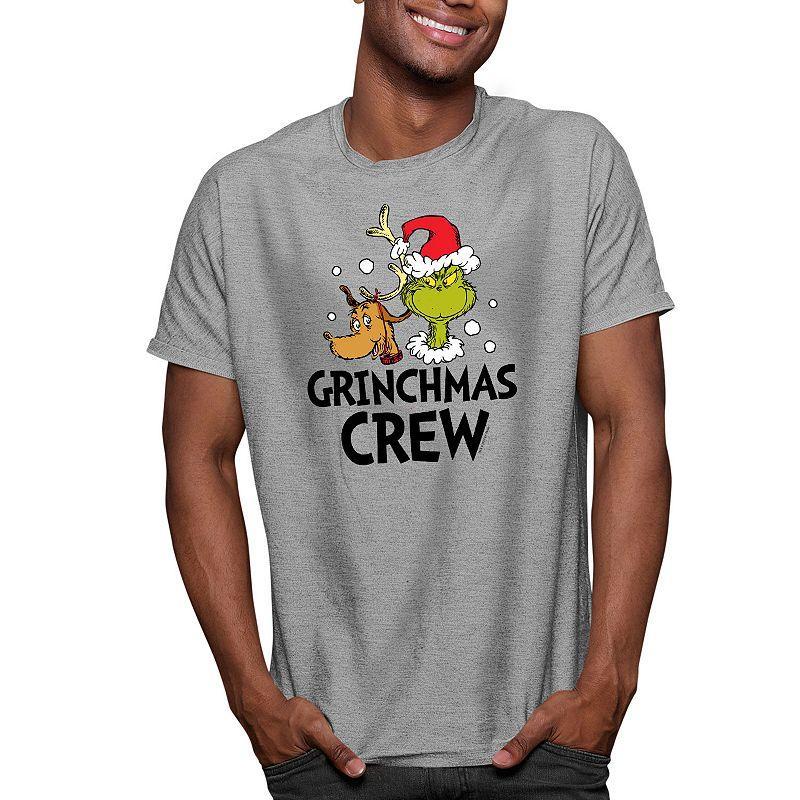 Big & Tall Grinchmas Crew Tee, Mens Product Image