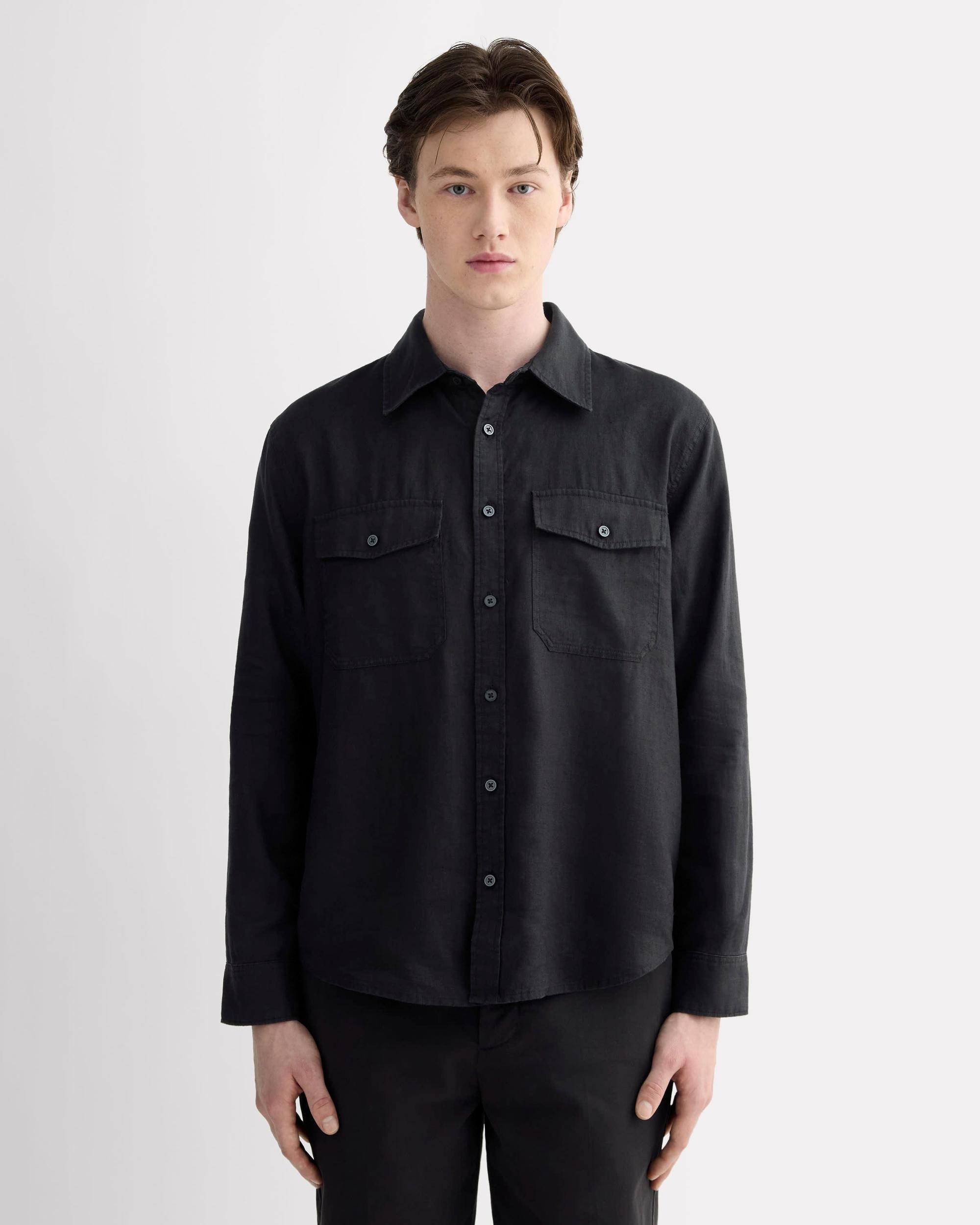 Mens Linen Utility Shirt by Everlane Product Image