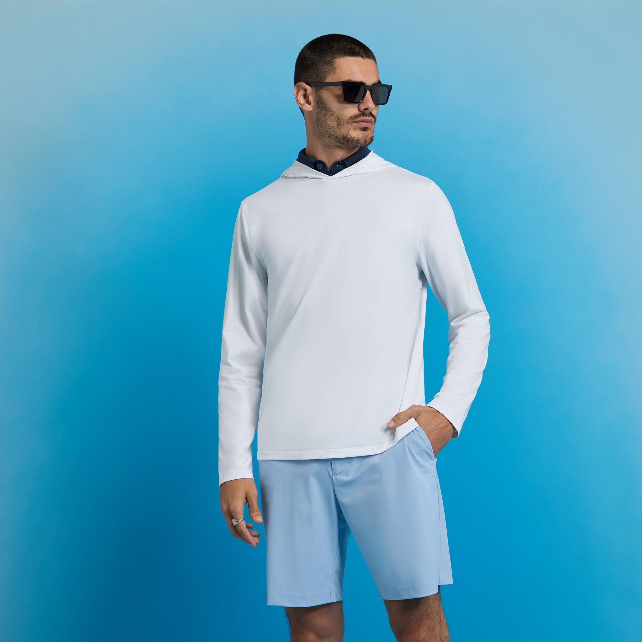 MÉLANGE ICE NYLON HOODIE Product Image