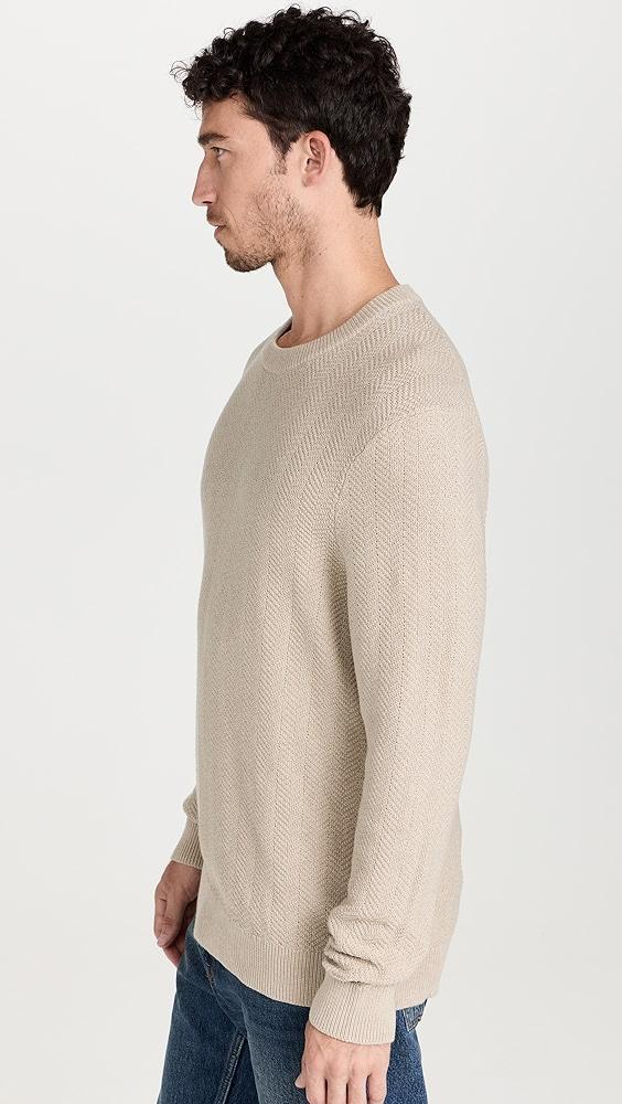 NN07 Pete Herringbone Crewneck Sweater | Shopbop Product Image