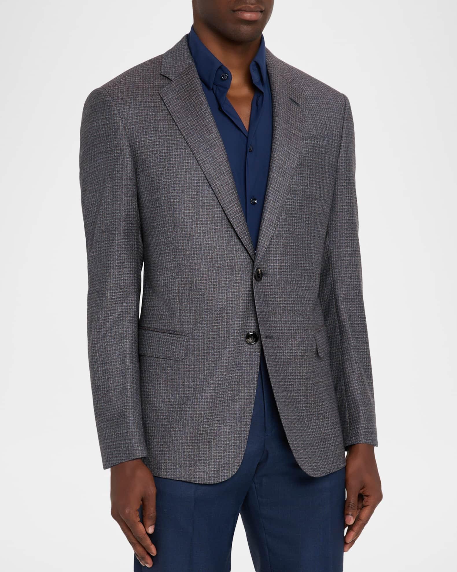 Men's Check-Textured G Line Sport Coat Product Image