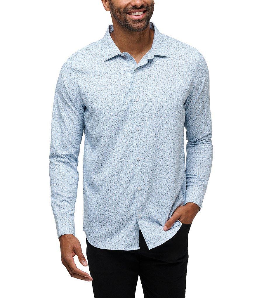 TravisMathew Stretch Country Mile Long Sleeve Woven Shirt Product Image