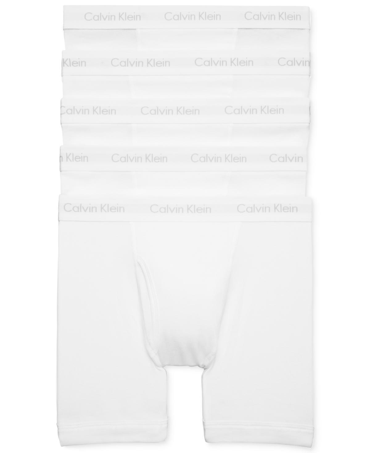 Calvin Klein Mens Cotton Classics 5-Pack Boxer Brief - Blue - M Product Image