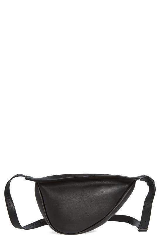 THE ROW Brown Small Slouchy Banana Bag In Black Product Image