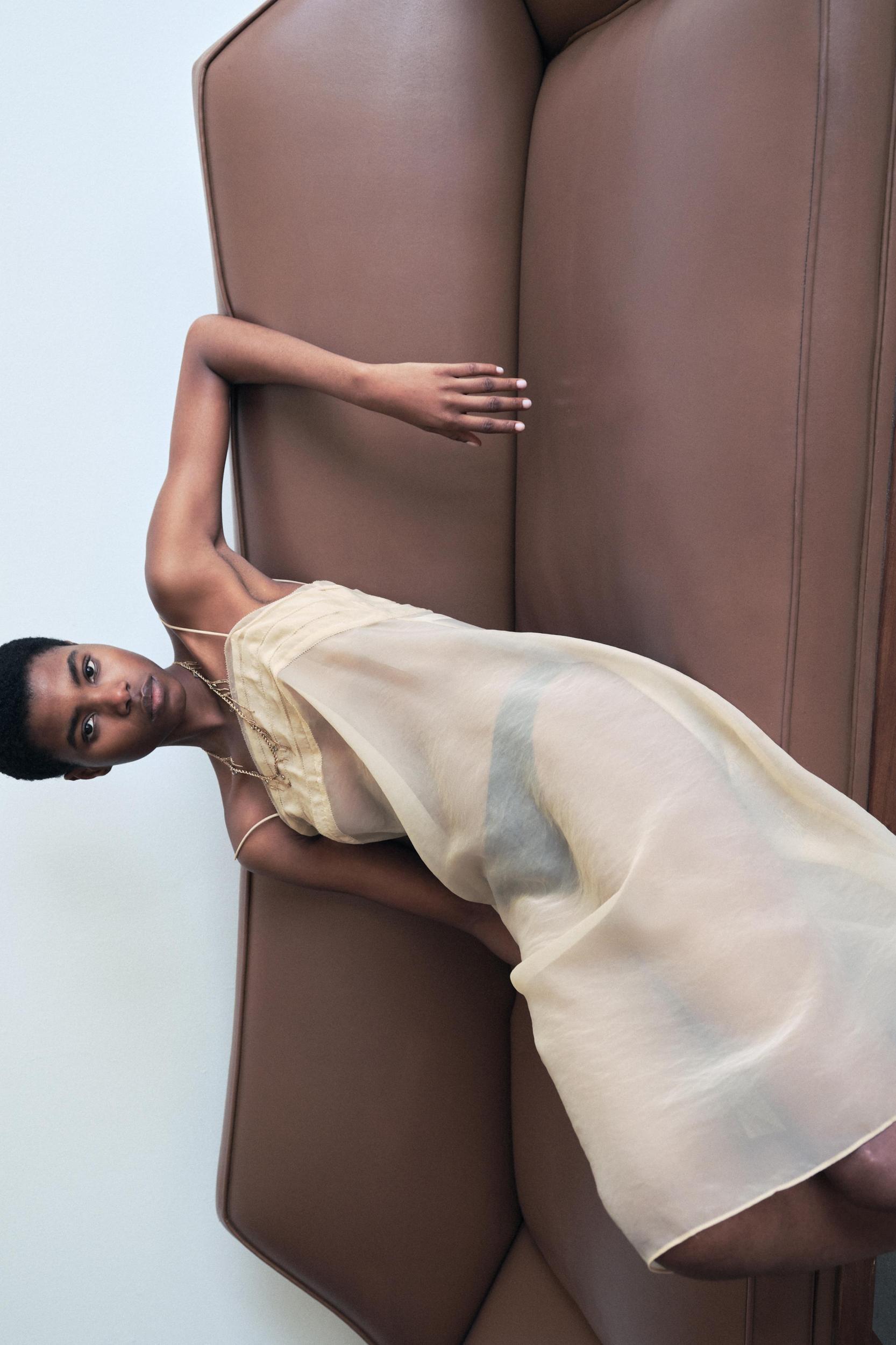 TULLE MIDI DRESS Product Image