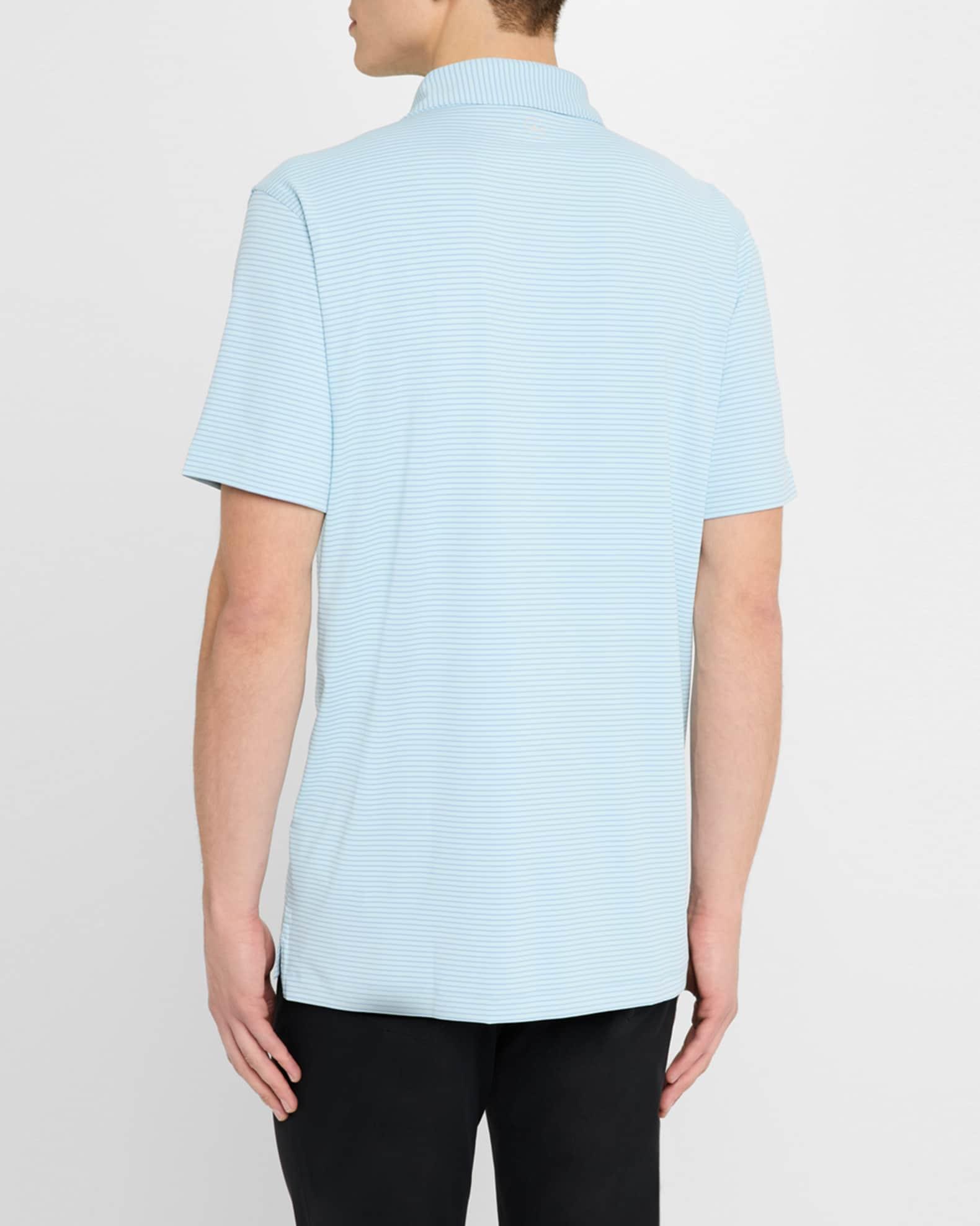 Men's Ballad Stripe Performance Jersey Polo Shirt Product Image