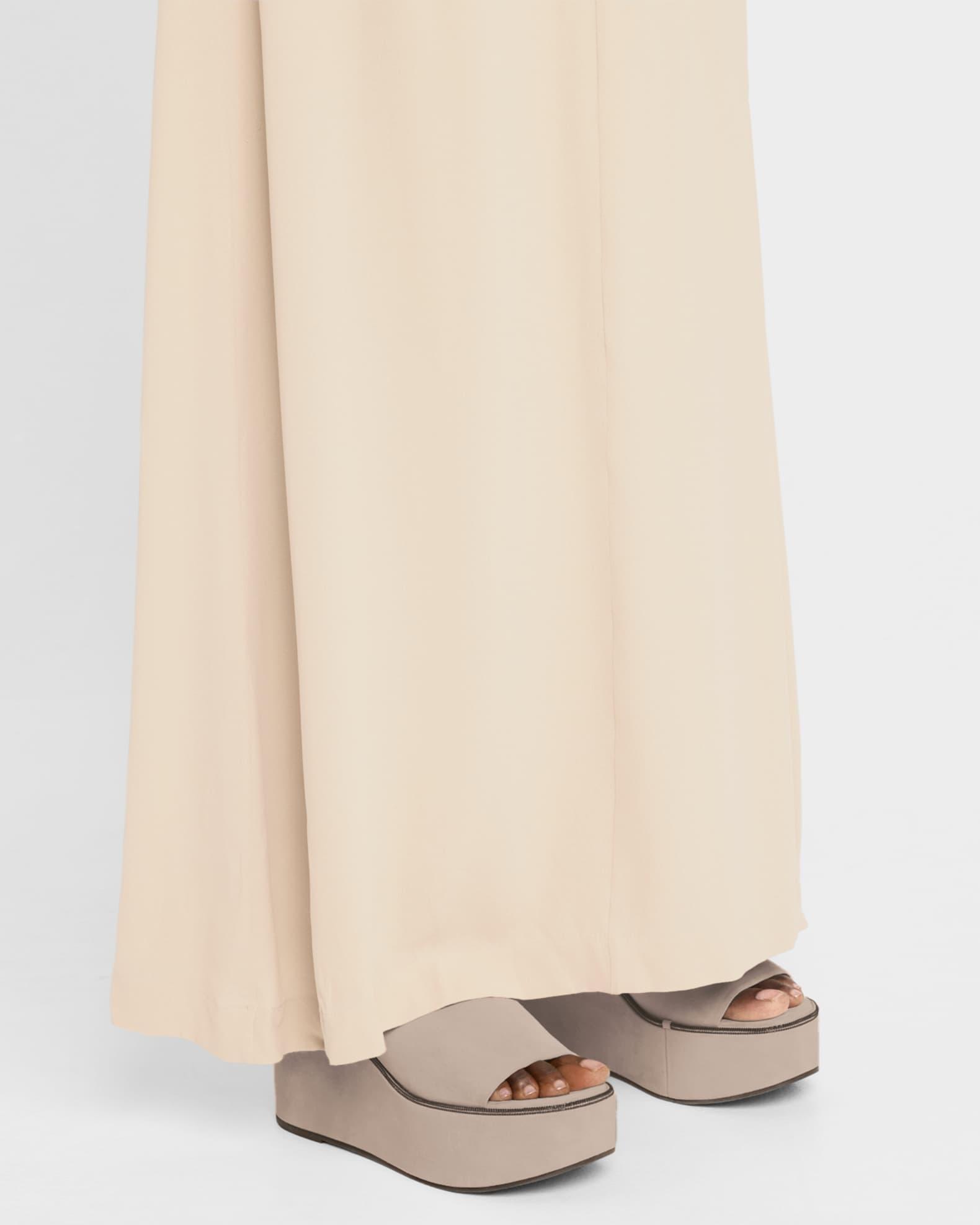 Suede Platform Slide Sandals Product Image