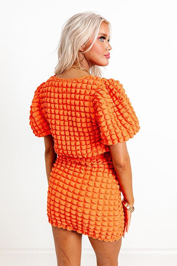 Stunning Vibes Crop Top In Orange Product Image
