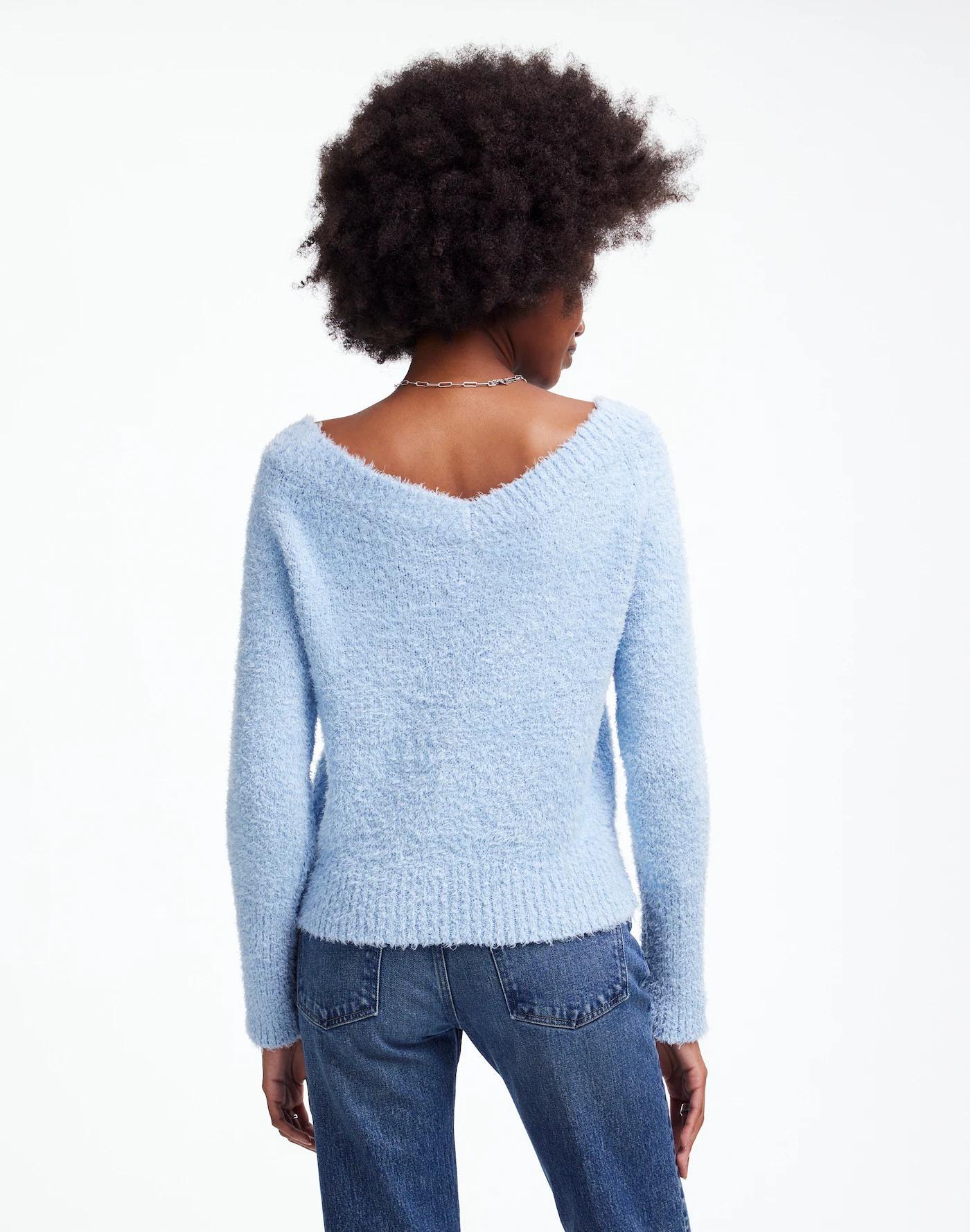 Double V-Neck Sweater Product Image
