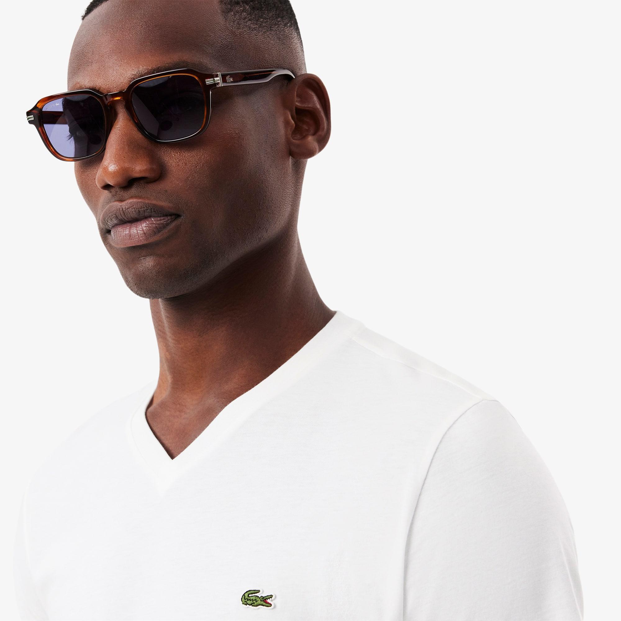 Men's Lightweight Pima Cotton V-Neck T-Shirt Product Image