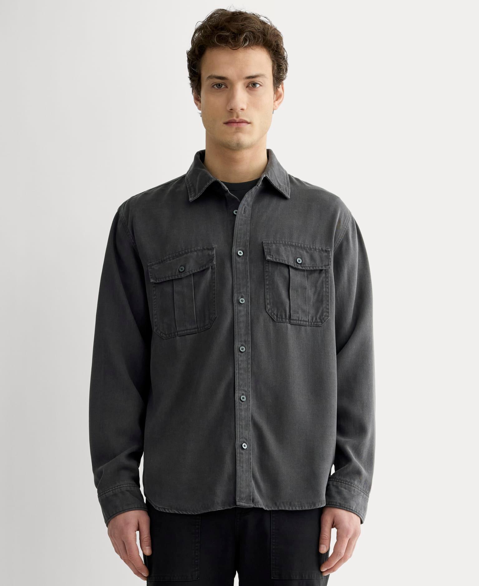 Mens Utility Shirt Jacket in Buttersoft by Everlane Product Image