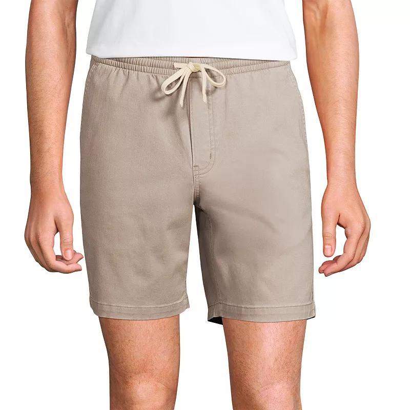 Men's Lands' End Comfort-First Knockabout Pull On Deck Shorts, Size: XXL, Radiant Blue Product Image