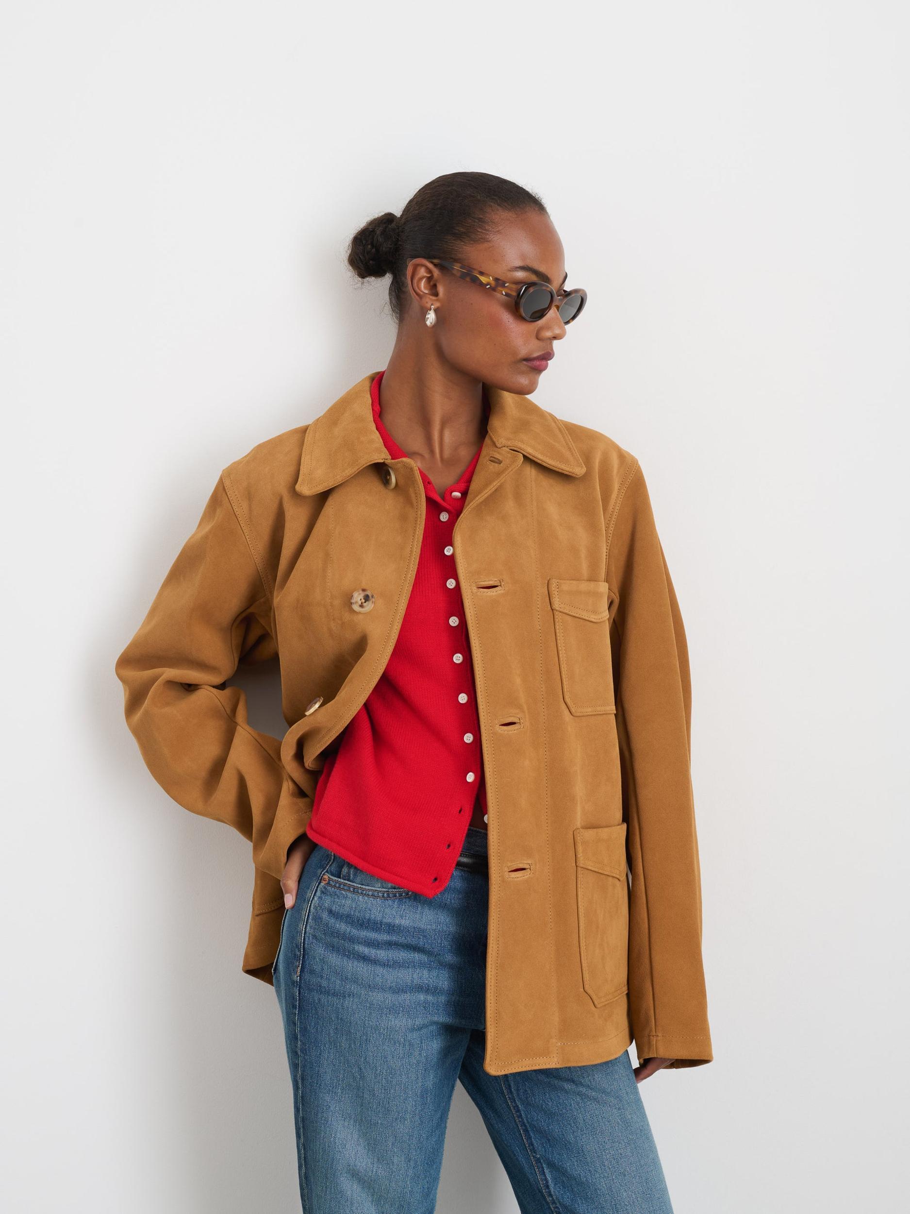 Owen Barry x Alex Mill Work Jacket in Suede Product Image