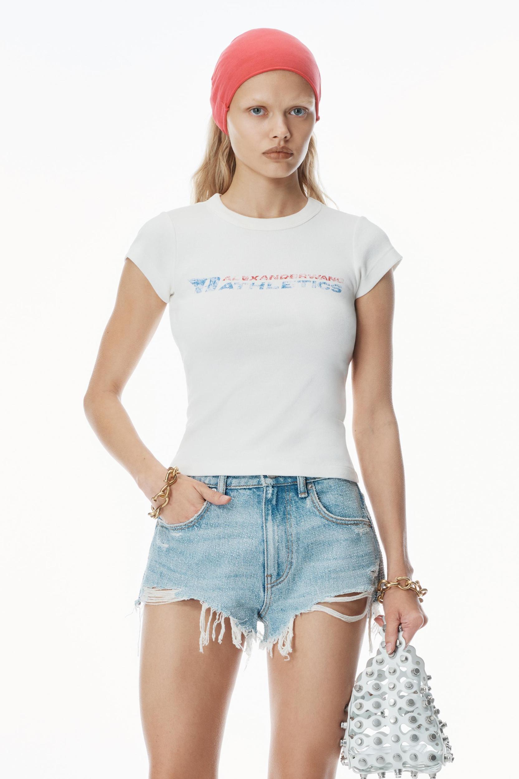 Distressed Logo Tee Product Image