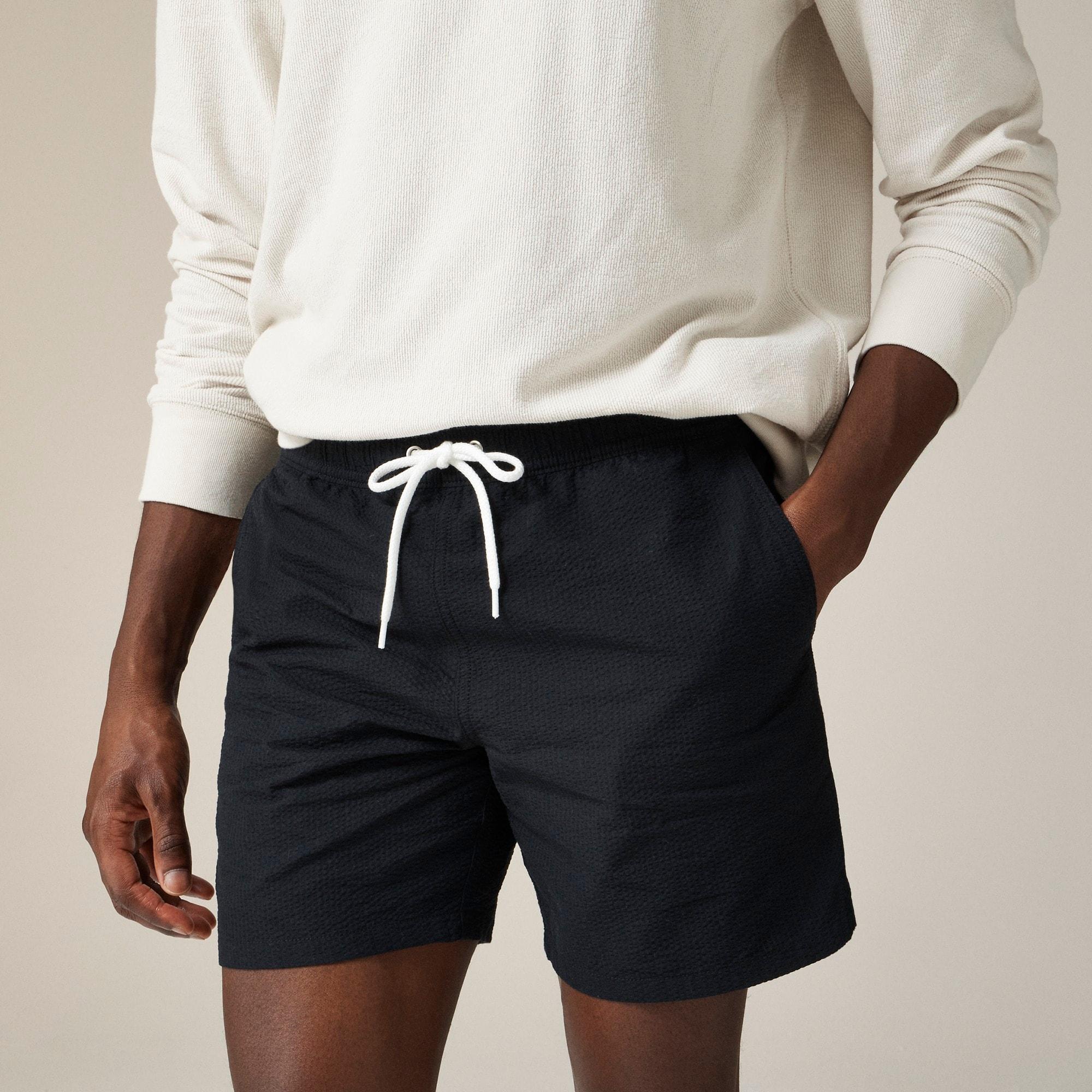 6'' stretch swim trunk in seersucker Product Image
