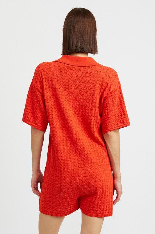 Ripe Tomato Playsuit Product Image