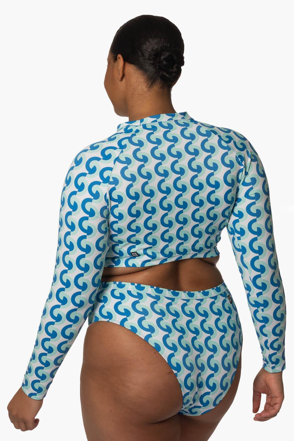 Moana Long Sleeved Crop Rashie - Dana Point Female Product Image