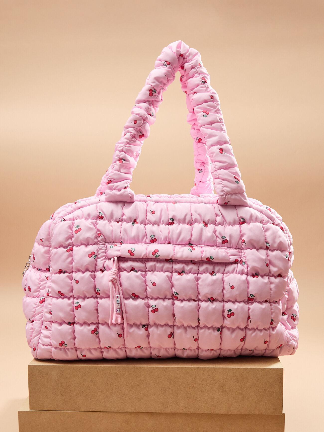 Proficient Cherry Quilted Duffle Bag Product Image