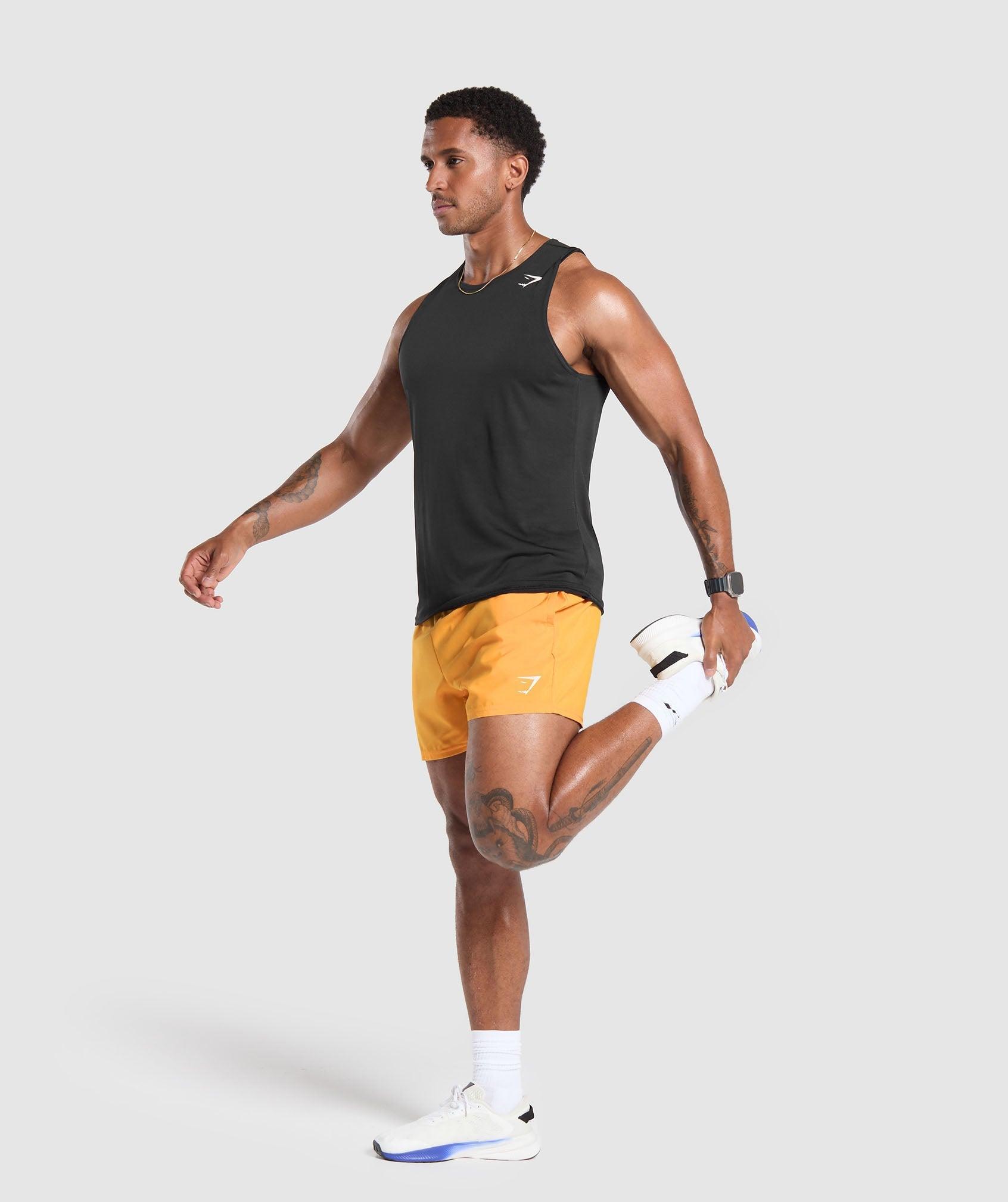 Gymshark Arrival 5" Shorts - Fitness Orange Male Product Image